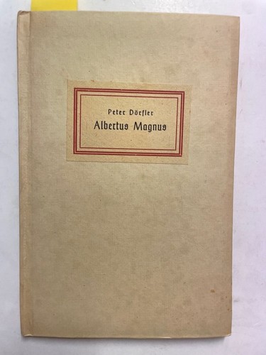 Albertus magnus dörfler - magnus, dörfler,