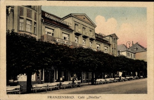 Cartolina františkovy lázně - františkovy,